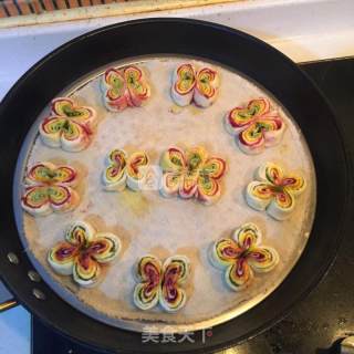 Colorful Butterfly Flower Roll recipe