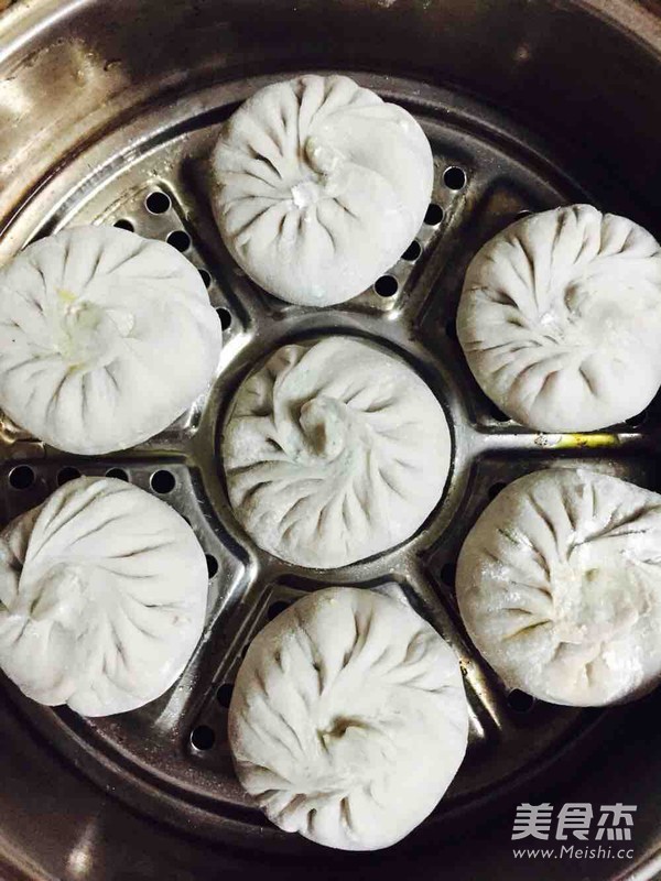 Purple Sweet Potato Steamed Buns recipe