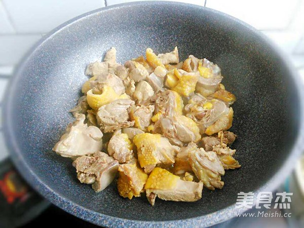 Chicken and Mushroom Stewed Vermicelli recipe