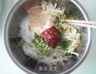 [northeast] Cabbage Vermicelli with Sesame Sauce recipe