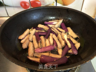 Sauce Stir-fried Eggplant Sword Beans#蛋plant# recipe