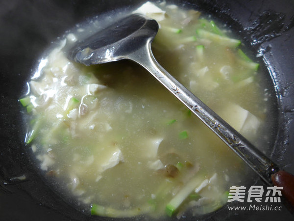 Three Silk Tofu Soup recipe