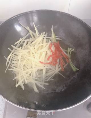 Spicy Potato Shreds recipe