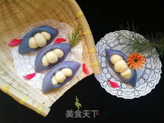 Peas Pod Steamed Buns of Play Noodle Series recipe