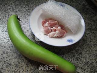 Pork Slices and Long Melon Boiled Vermicelli recipe