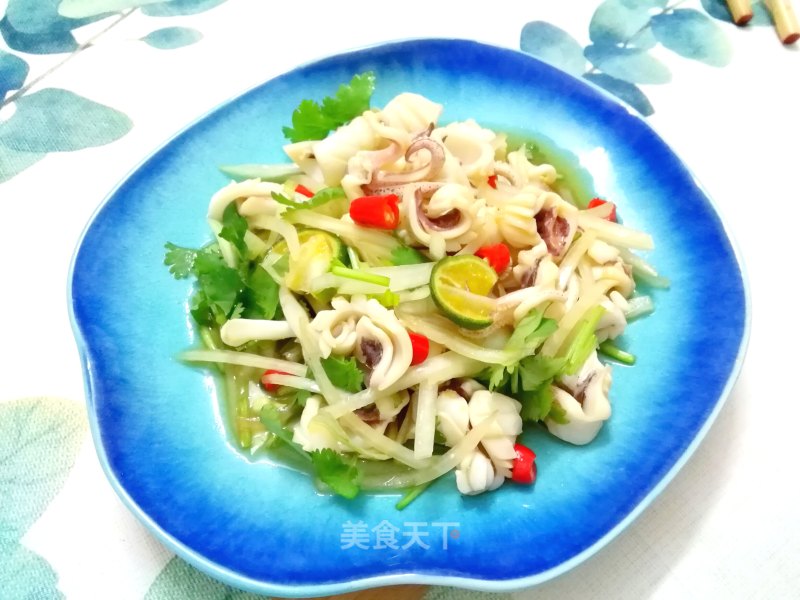 Thai Style Mixed Squid recipe