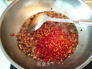 [shiitake Mushroom Sea Rice Meat Sauce] recipe