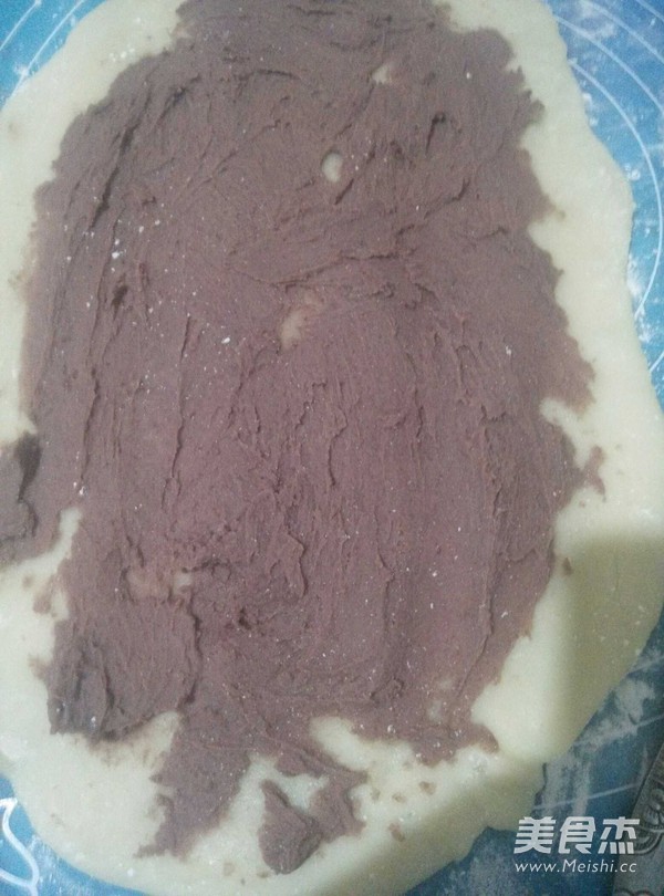 Red Bean Paste with Coconut Glutinous Rice Rolls recipe