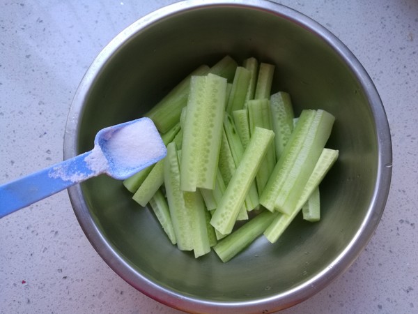 Cold Cucumber Strips recipe