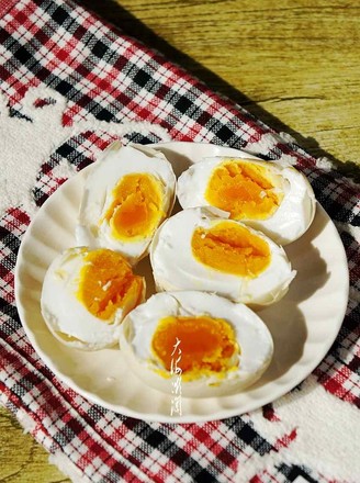 Homemade Salted Duck Eggs recipe