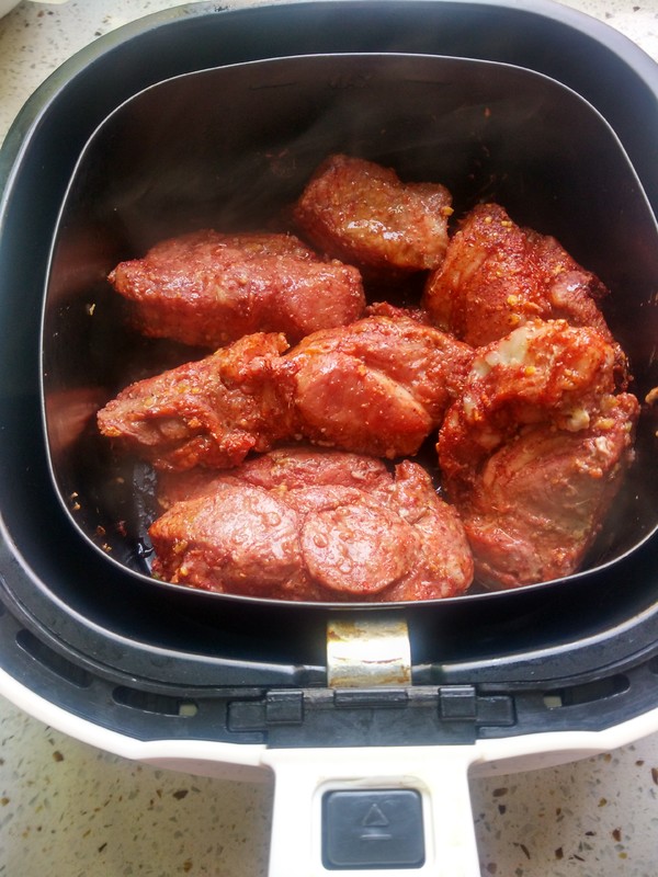 Cumin Barbecued Pork-air Fryer recipe