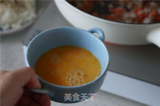 Fried Rice with Lotus Root and Egg recipe