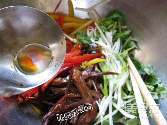 Three Silk Mixed Duck Tongue recipe