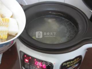 Yam Corn Keel Soup recipe