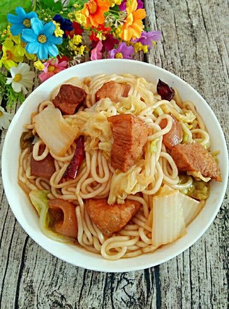 Braised Pork and Cabbage Vermicelli recipe