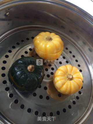 Pumpkin Steamed Rice recipe