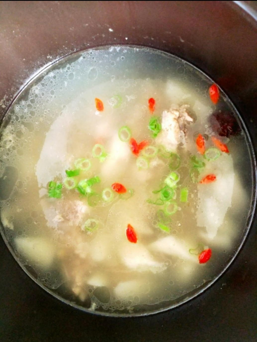 Yam Pork Ribs Soup recipe