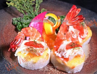 Japanese Yam Shrimp Grilled recipe