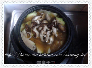 North Korean Food—the Rich Sauce-flavored North Korean Soybean Paste Soup 된장국 recipe