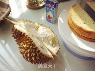 # Baking Contest # Beautiful Durian Naked Cake recipe