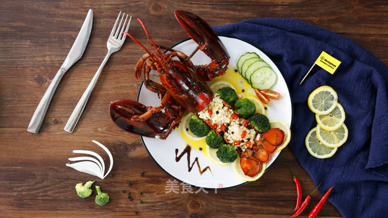 Baked Boston Lobster with Butter recipe