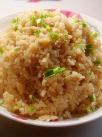 Delicious Fried Rice with Abalone Sauce recipe