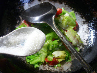 Stir-fried Beef Cabbage with Tomato recipe