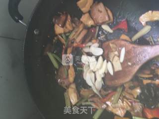 Stir-fried Bacon with Spring Bamboo Shoots recipe