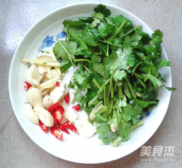 Cilantro Popped Clams recipe