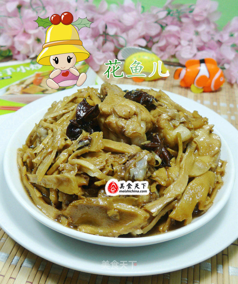 Braised Chicken Wing Root with Bamboo Shoots recipe