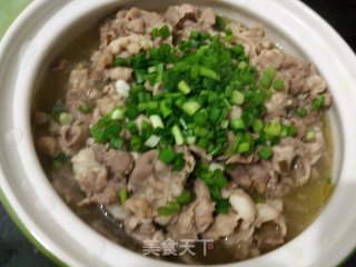 Sour Soup and Fatty Lamb Pot recipe