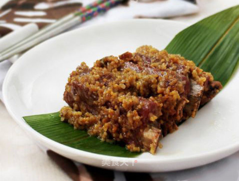 Black Millet Steamed Pork Ribs recipe