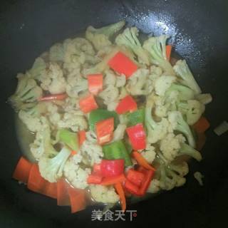 Vegetarian Stir-fried Cauliflower recipe