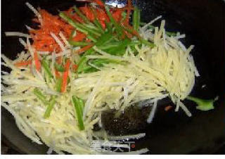 Stir Fried Three Silks recipe