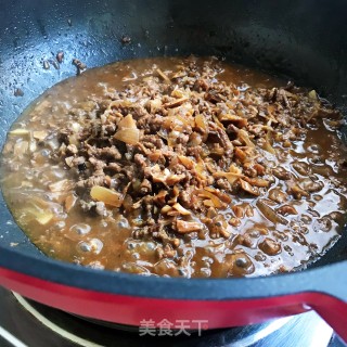 Beef Spaghetti with Matsutake Mushroom recipe