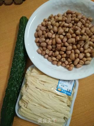#花样美食# Cold Yuba and Cucumber recipe