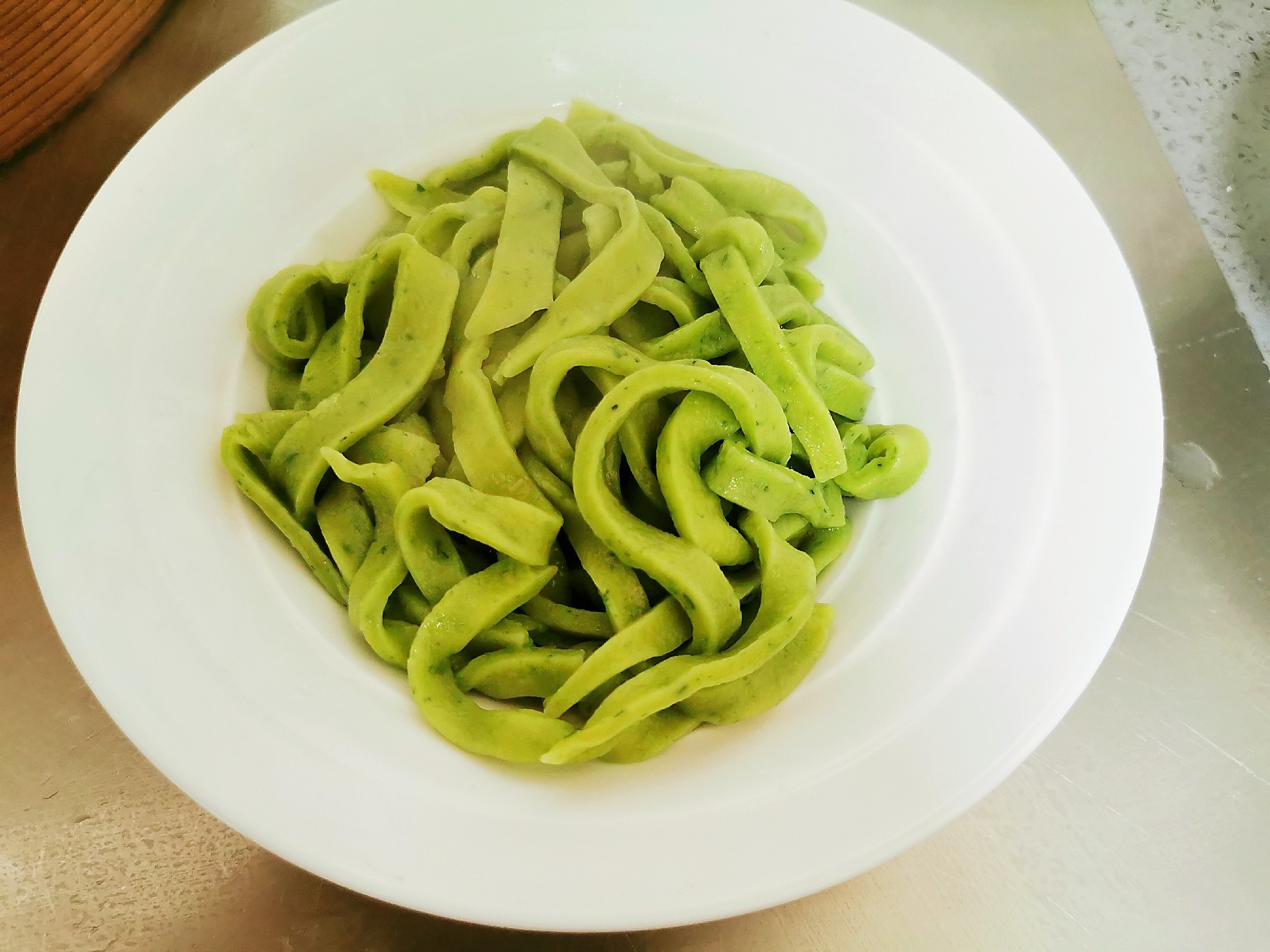 Handmade Spinach Noodles recipe