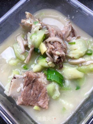 Loofah Pork Ribs Soup recipe