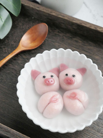 Cute Pig Dumplings recipe