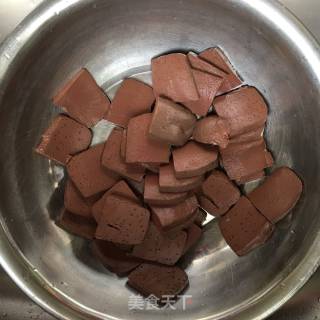 Braised Duck Blood recipe