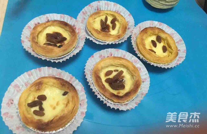 Raisin Egg Tart recipe