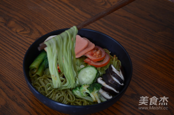 Handmade Spinach Noodles recipe