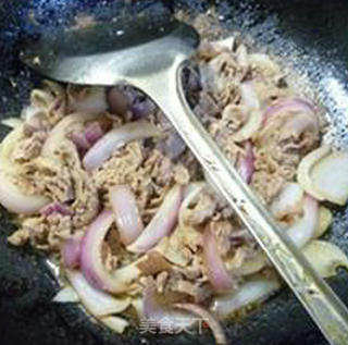 Fried Beef Slices with Onion recipe
