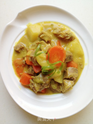 Curry Beef Brisket in Bisque Soup recipe