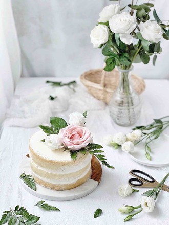 Flower Naked Cake recipe