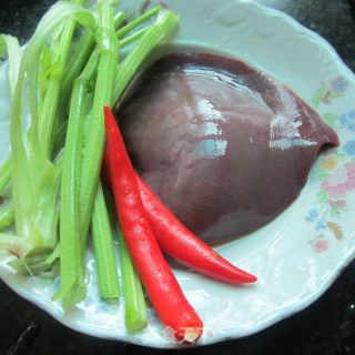 Parsley Spicy Pork Liver recipe