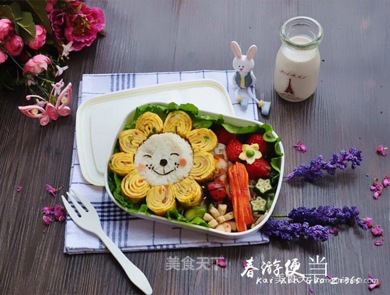 #春游便当#take A Lunch Box and Let Us Go Out in Spring Happily-little Lion Bento recipe