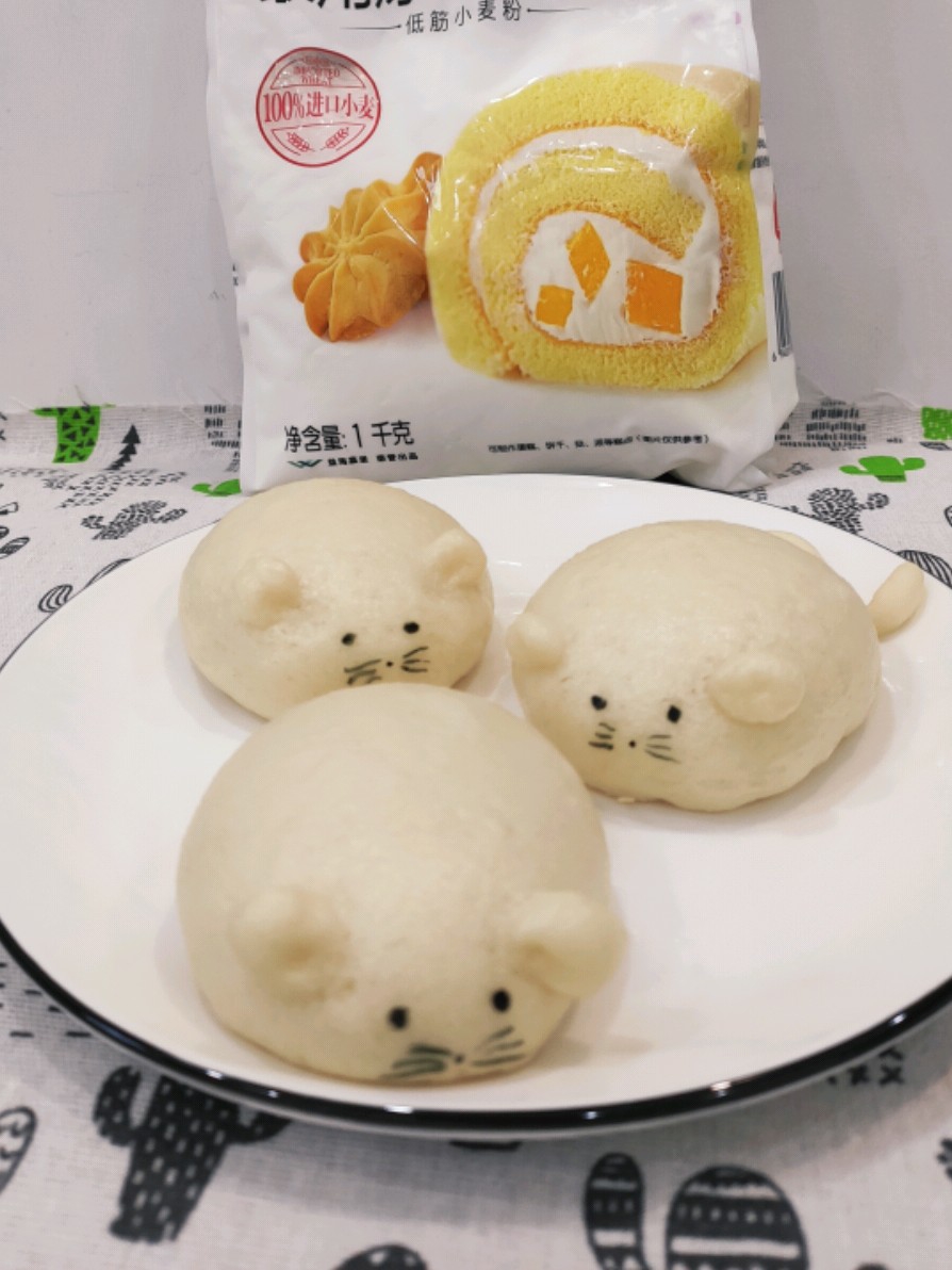 Cute Year of The Rat Mantou recipe