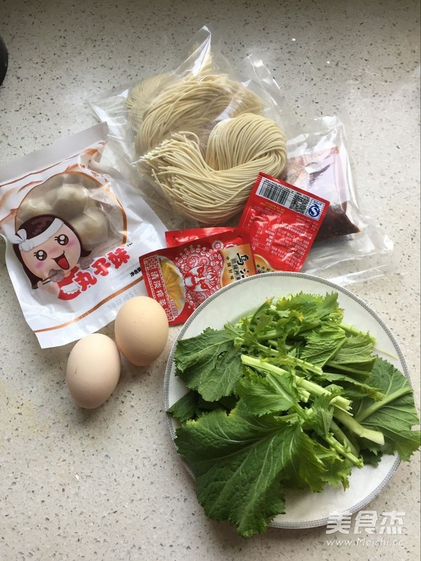 Octopus Ball Chongqing Noodles recipe