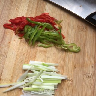 "quick Hand Meal" Stir-fried Shrimp with Mochi and Chili recipe